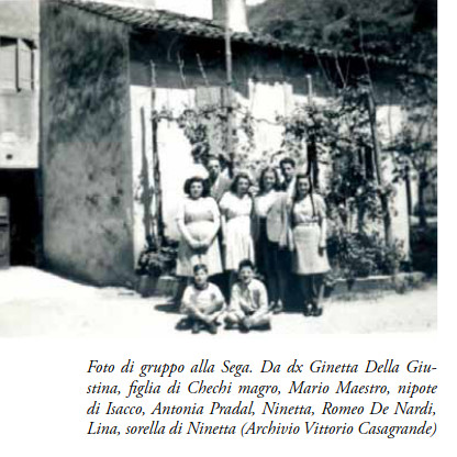 Foto gruppo alla sega